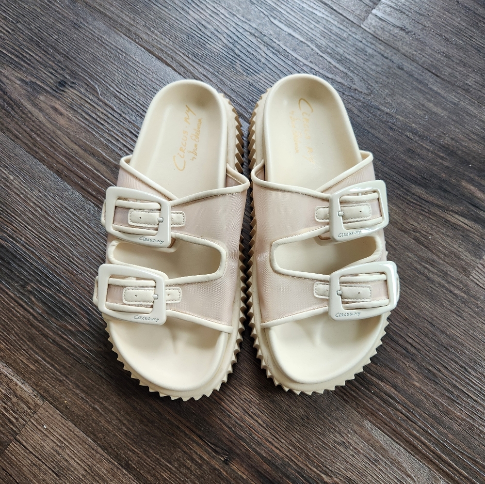 Circus NY By Sam Edelman Cris Mesh Slide Sandal Size 7